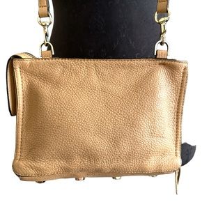 Rebecca Minkoff crossbody in nude/tan small size with removable straps